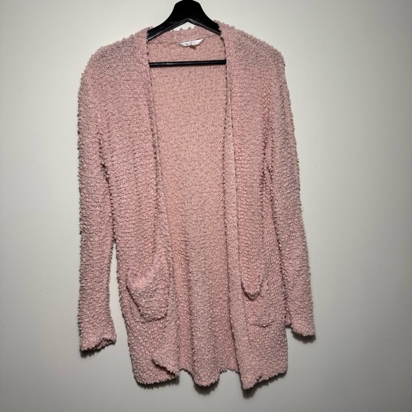 No Boundaries Pink Cardigan Sweater size L - Picture 2 of 8